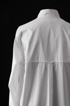 画像をギャラリービューアに読み込む, Y's for men CROSSED CHEST POCKET SHIRT / COTTON BROAD (WHITE)