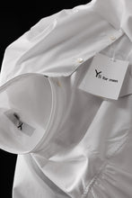 画像をギャラリービューアに読み込む, Y's for men CROSSED CHEST POCKET SHIRT / COTTON BROAD (WHITE)