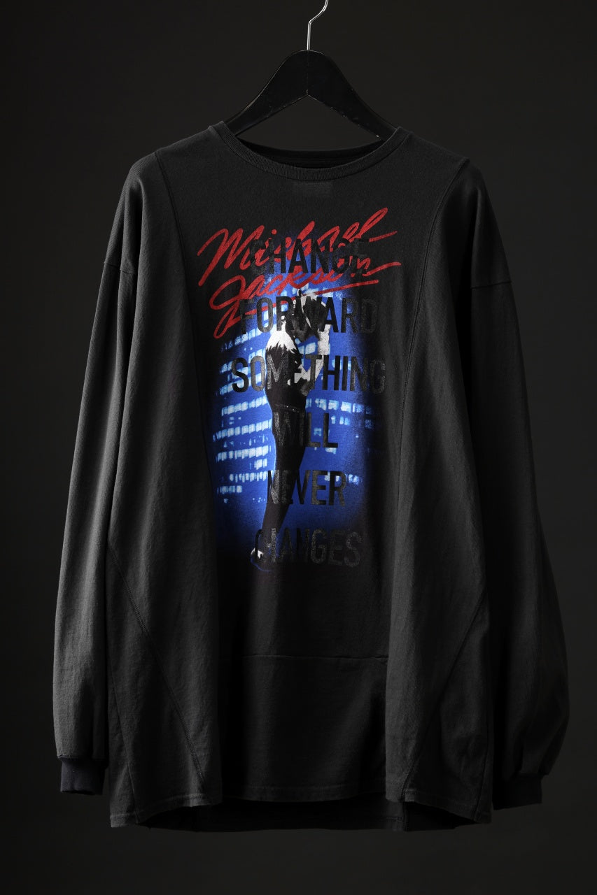 画像をギャラリービューアに読み込む, CHANGES exclusive VINTAGE REMAKE L/S TOPS (MULTI BLACK #B)
