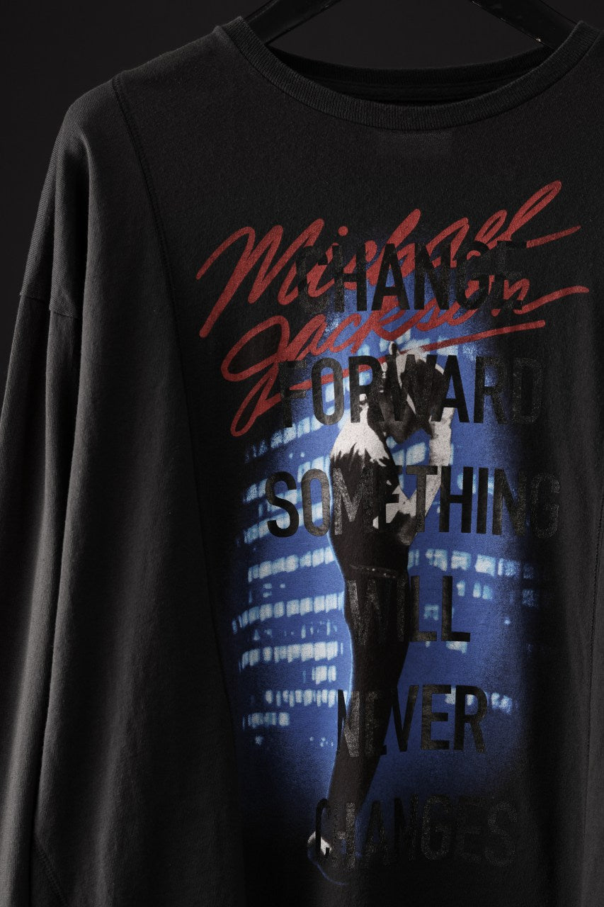 画像をギャラリービューアに読み込む, CHANGES exclusive VINTAGE REMAKE L/S TOPS (MULTI BLACK #B)