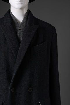画像をギャラリービューアに読み込む, forme d'expression Double Breasted Long Coat (Dark)