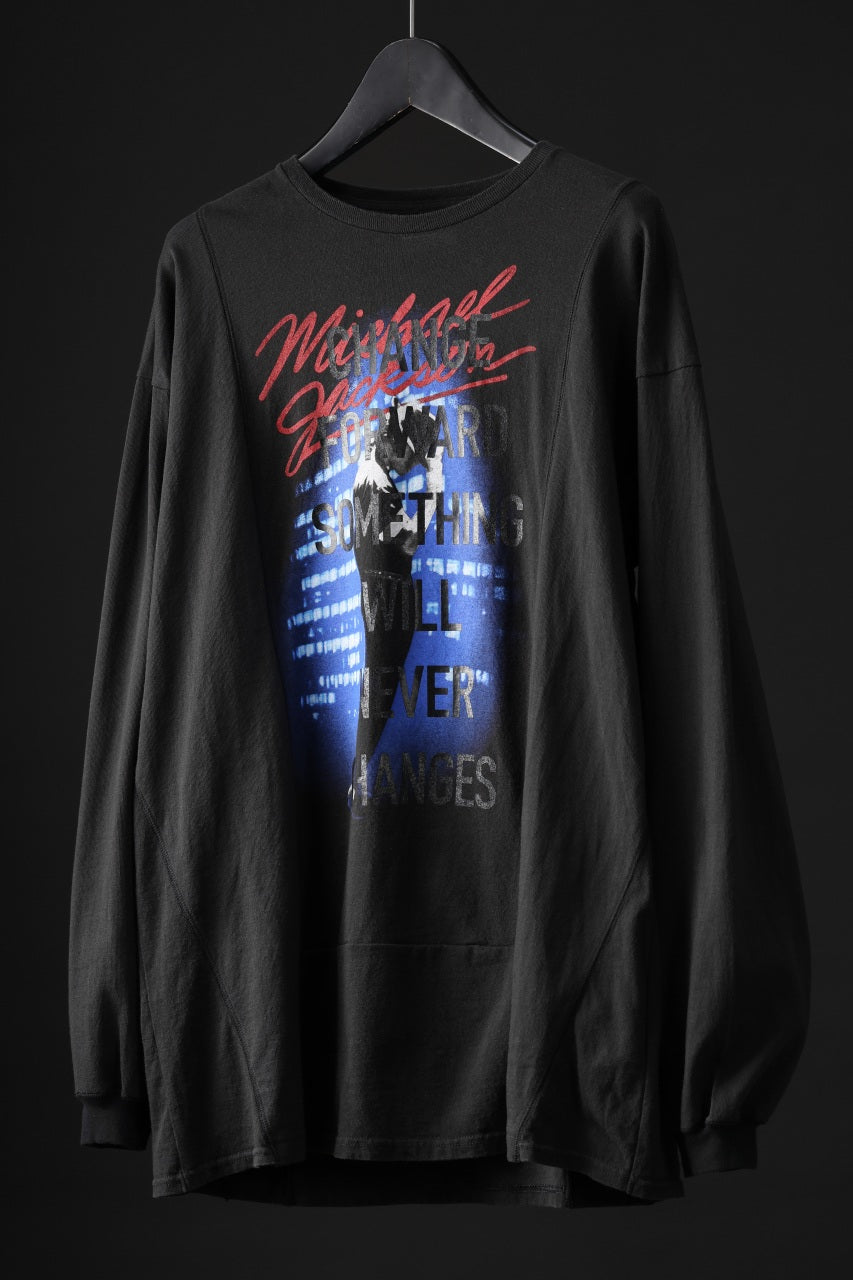 画像をギャラリービューアに読み込む, CHANGES exclusive VINTAGE REMAKE L/S TOPS (MULTI BLACK #B)