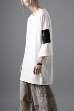 画像をギャラリービューアに読み込む, thom/krom ZIP POCKET SHORT SLEEVE TEE / COTTON JERSEY (CREAM)
