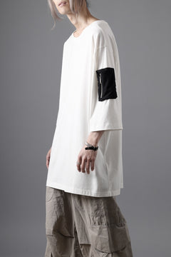 画像をギャラリービューアに読み込む, thom/krom ZIP POCKET SHORT SLEEVE TEE / COTTON JERSEY (CREAM)