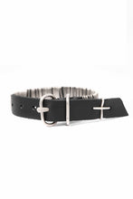 画像をギャラリービューアに読み込む, m.a+ thin silver wrapped wrist band / A-F7BL1/GR2,0 (BLACK)