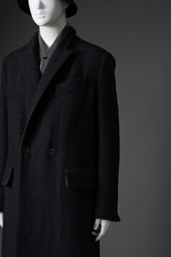 画像をギャラリービューアに読み込む, forme d'expression Double Breasted Long Coat (Dark)