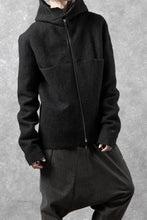 Load image into Gallery viewer, m.a+ unlined aviator jacket / J221DZ-/WLD (BLACK/BROWN)
