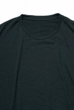 画像をギャラリービューアに読み込む, CAPERTICA RELAX FIT S/S TEE / SUPER 120s WASHABLE WOOL JERSEY (CHALKBOARD)