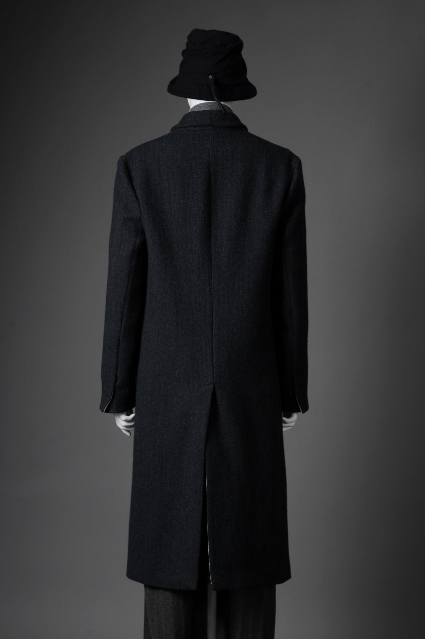 画像をギャラリービューアに読み込む, forme d'expression Double Breasted Long Coat (Dark)