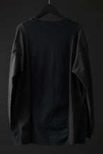 画像をギャラリービューアに読み込む, CHANGES exclusive VINTAGE REMAKE L/S TOPS (MULTI BLACK #C)