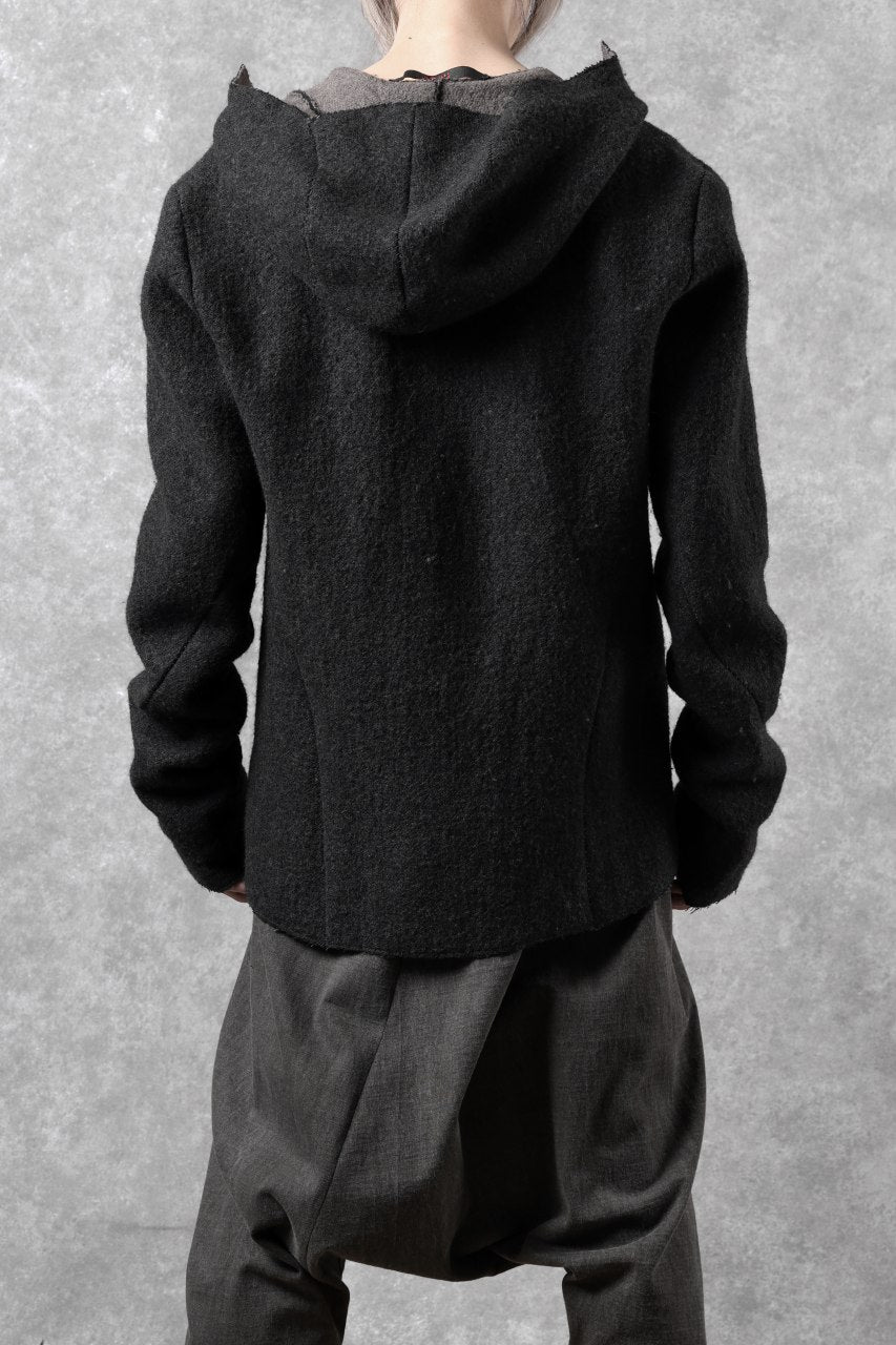 Load image into Gallery viewer, m.a+ unlined aviator jacket / J221DZ-/WLD (BLACK/BROWN)