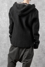 Load image into Gallery viewer, m.a+ unlined aviator jacket / J221DZ-/WLD (BLACK/BROWN)