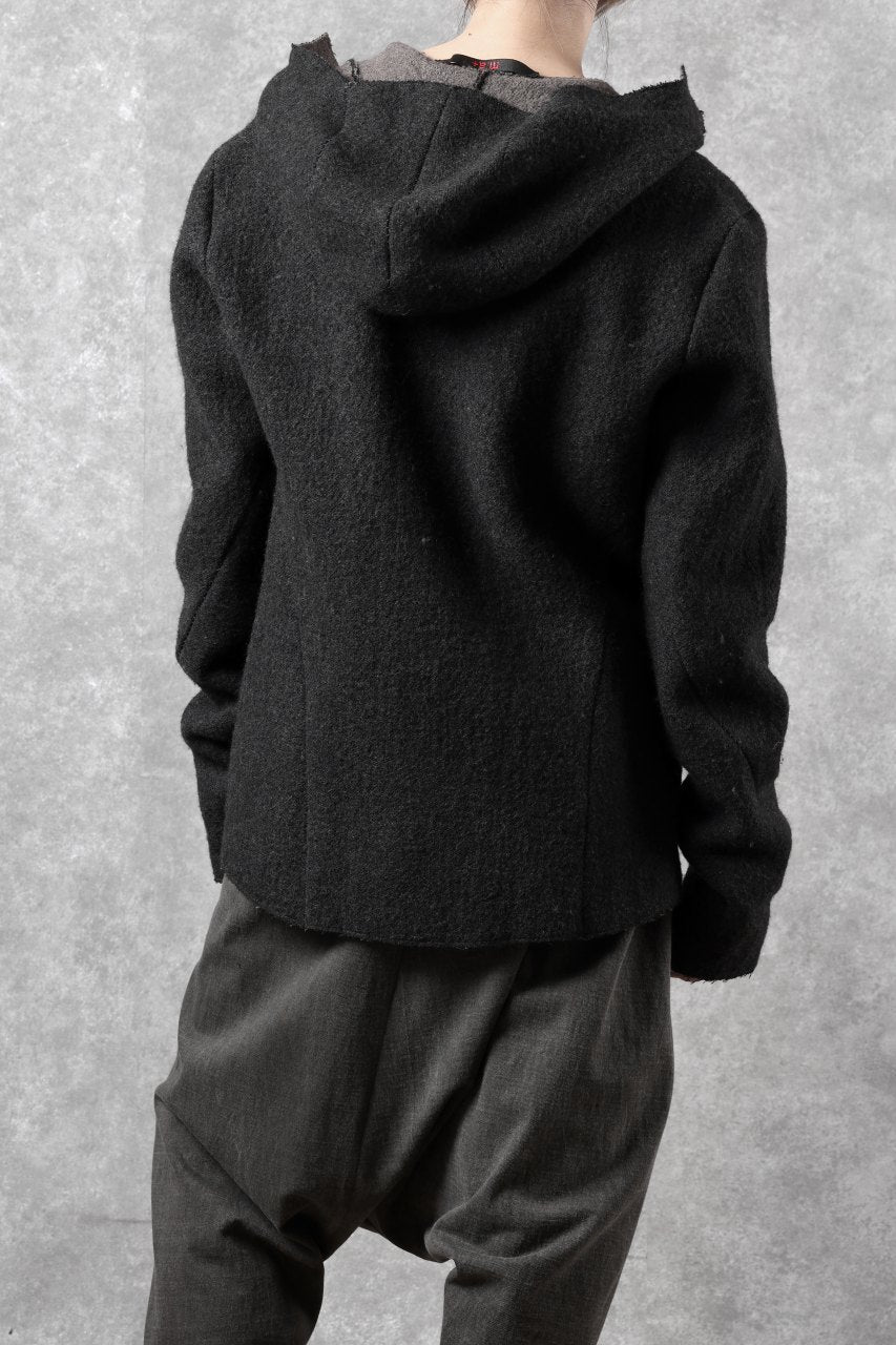 Load image into Gallery viewer, m.a+ unlined aviator jacket / J221DZ-/WLD (BLACK/BROWN)