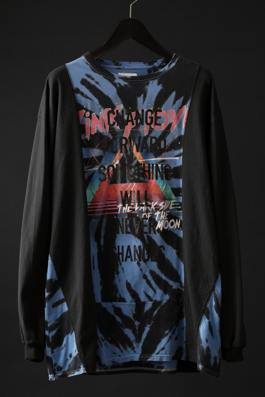 画像をギャラリービューアに読み込む, CHANGES exclusive VINTAGE REMAKE L/S TOPS (MULTI BLACK #D)