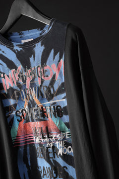 画像をギャラリービューアに読み込む, CHANGES exclusive VINTAGE REMAKE L/S TOPS (MULTI BLACK #D)