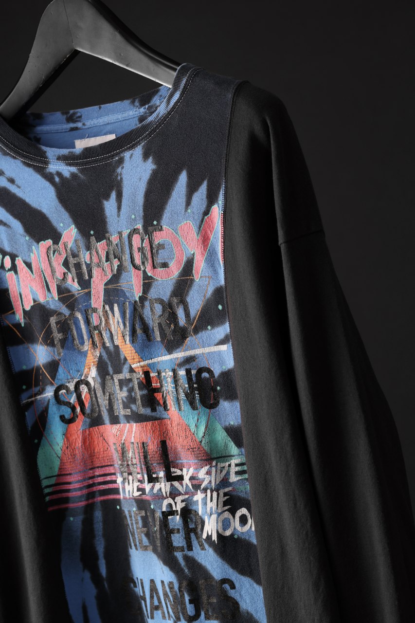 画像をギャラリービューアに読み込む, CHANGES exclusive VINTAGE REMAKE L/S TOPS (MULTI BLACK #D)
