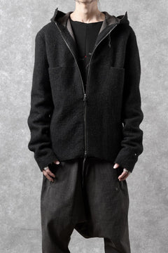 Load image into Gallery viewer, m.a+ unlined aviator jacket / J221DZ-/WLD (BLACK/BROWN)