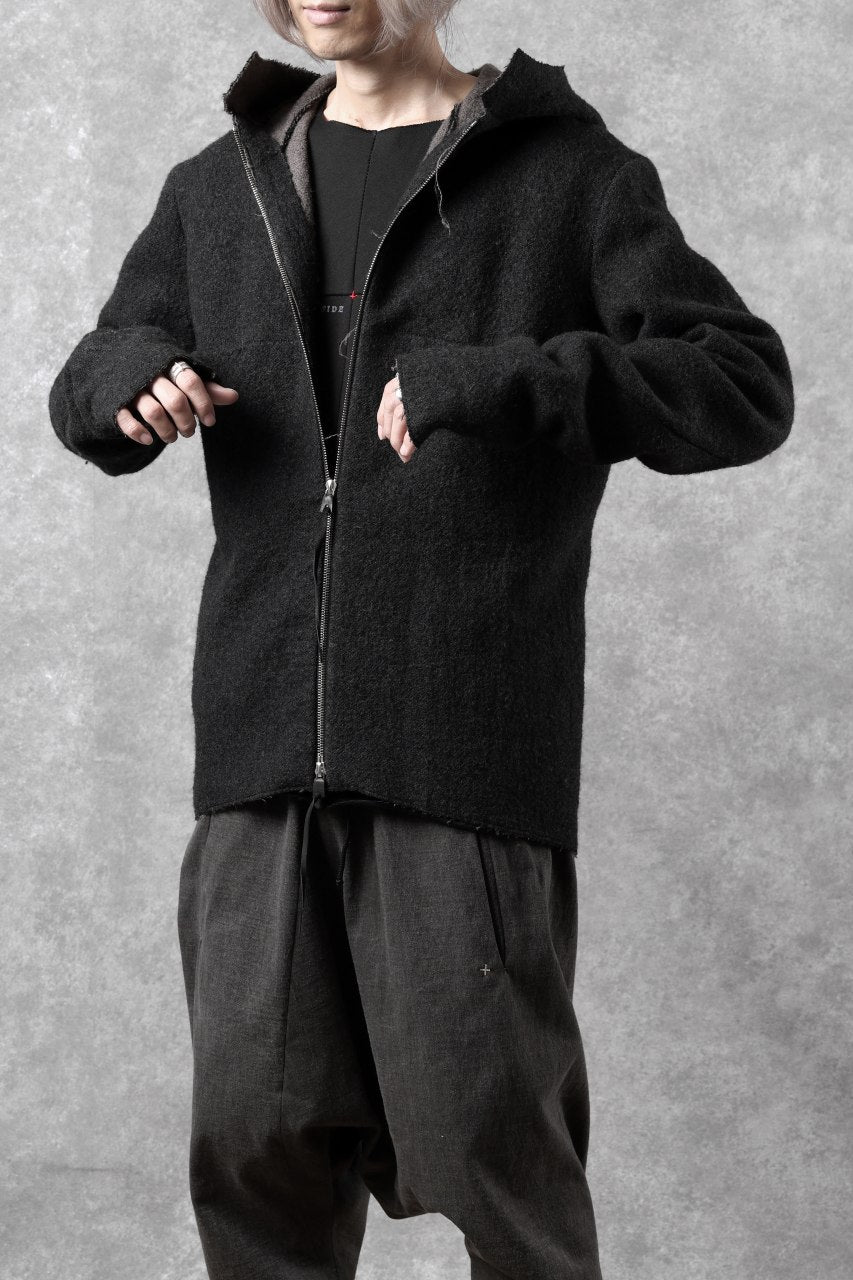 Load image into Gallery viewer, m.a+ unlined aviator jacket / J221DZ-/WLD (BLACK/BROWN)