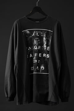 画像をギャラリービューアに読み込む, CHANGES exclusive VINTAGE REMAKE L/S TOPS (MULTI BLACK #F)