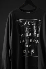 画像をギャラリービューアに読み込む, CHANGES exclusive VINTAGE REMAKE L/S TOPS (MULTI BLACK #F)