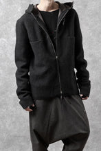 Load image into Gallery viewer, m.a+ unlined aviator jacket / J221DZ-/WLD (BLACK/BROWN)