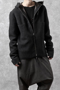Load image into Gallery viewer, m.a+ unlined aviator jacket / J221DZ-/WLD (BLACK/BROWN)