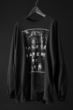 画像をギャラリービューアに読み込む, CHANGES exclusive VINTAGE REMAKE L/S TOPS (MULTI BLACK #F)