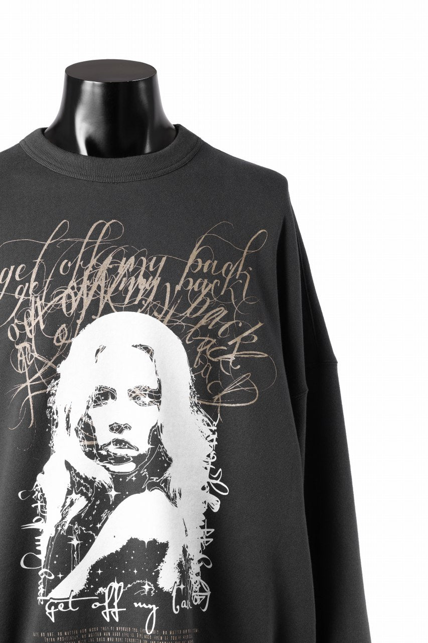 画像をギャラリービューアに読み込む, beauty : beast MONTAGE CREWNECK SWEAT SHIRT (D.GRAY)