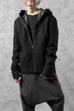 Load image into Gallery viewer, m.a+ unlined aviator jacket / J221DZ-/WLD (BLACK/BROWN)