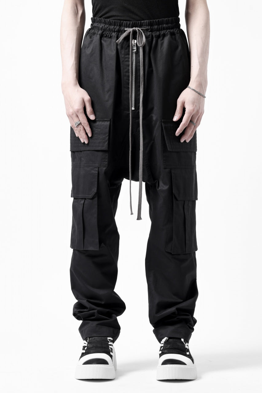 Load image into Gallery viewer, A.F ARTEFACT FRONT ZIP CARGO SAROUEL EASY PANTS (BLACK)