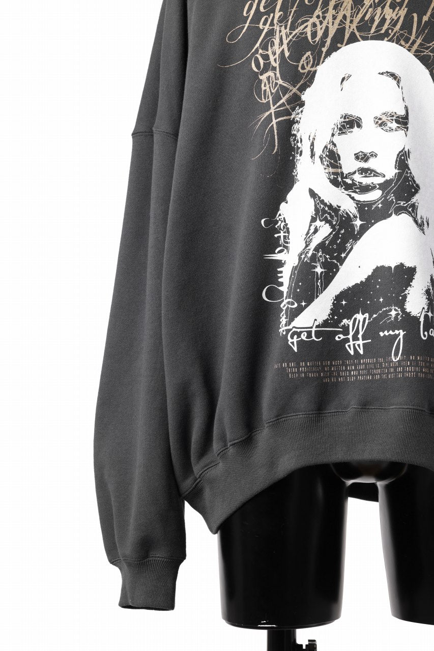 画像をギャラリービューアに読み込む, beauty : beast MONTAGE CREWNECK SWEAT SHIRT (D.GRAY)