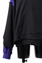 画像をギャラリービューアに読み込む, FACETASM LAYERED DECONSTRUCTED SWEAT TOPS (BLACK)