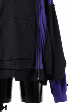 画像をギャラリービューアに読み込む, FACETASM LAYERED DECONSTRUCTED SWEAT TOPS (BLACK)