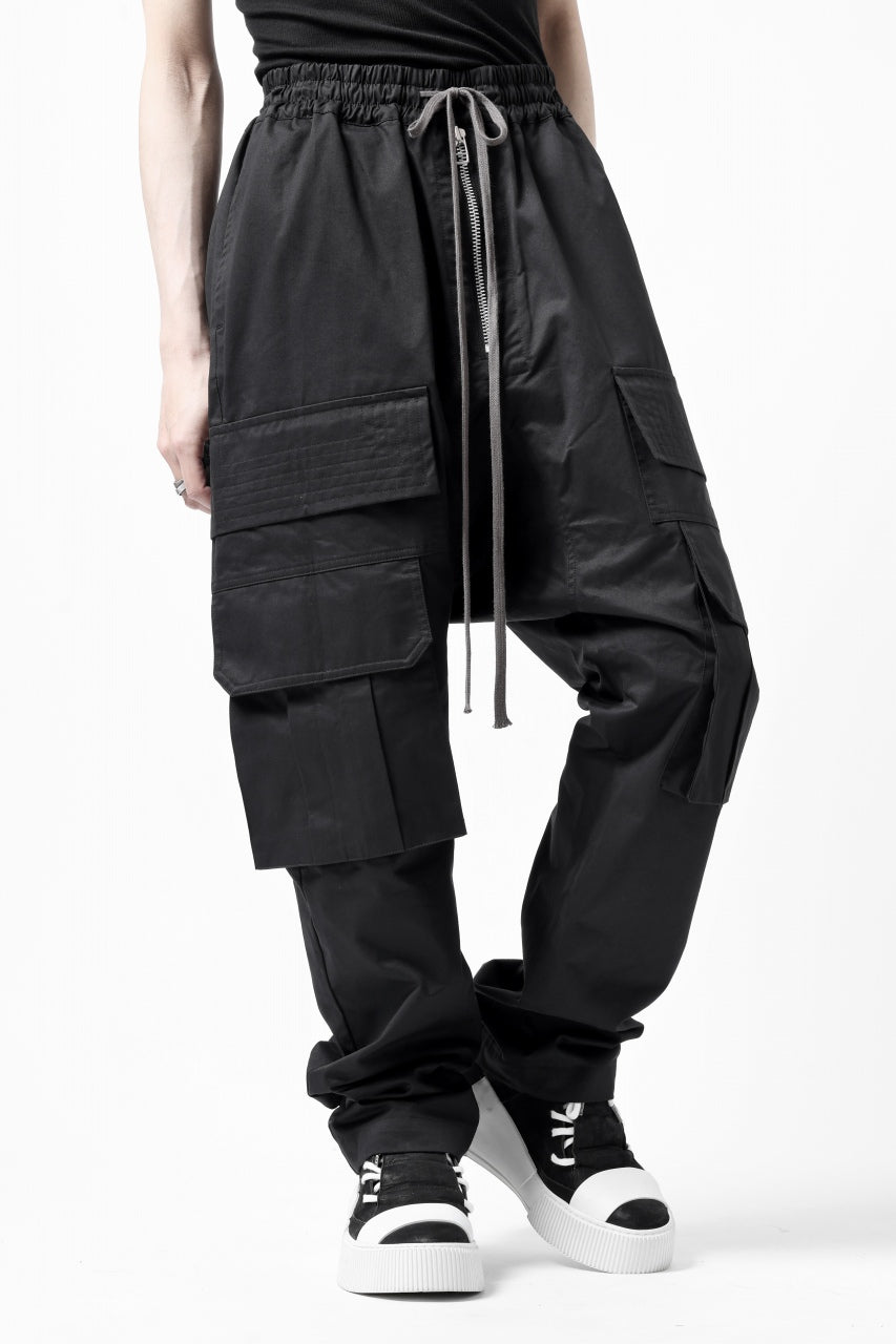 Load image into Gallery viewer, A.F ARTEFACT FRONT ZIP CARGO SAROUEL EASY PANTS (BLACK)