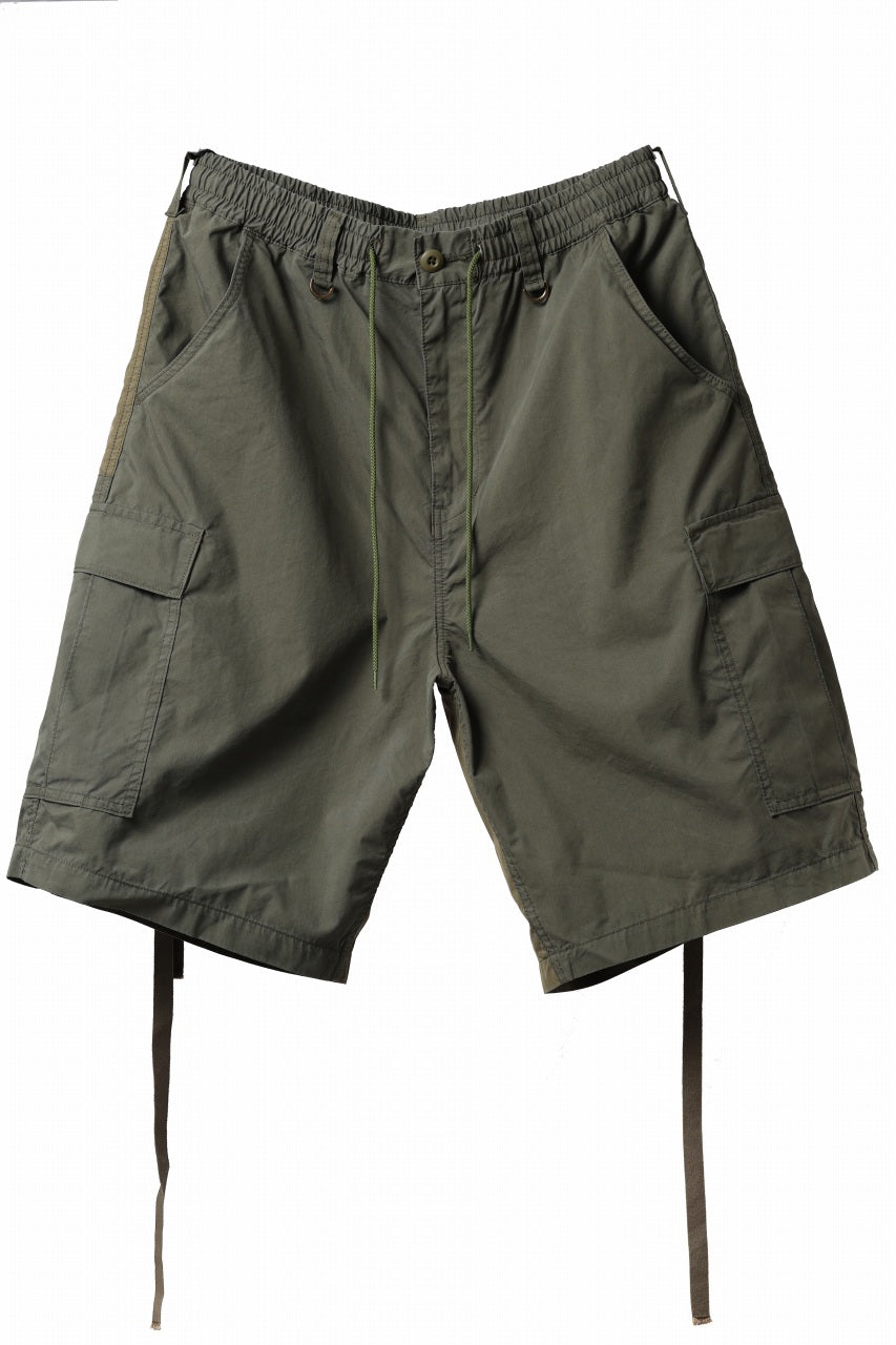 Load image into Gallery viewer, mastermind WORLD x ALPHA INDUSTRIES CARGO SHORTS (OLIVE)