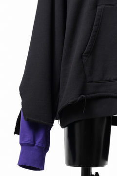 画像をギャラリービューアに読み込む, FACETASM LAYERED DECONSTRUCTED SWEAT TOPS (BLACK)