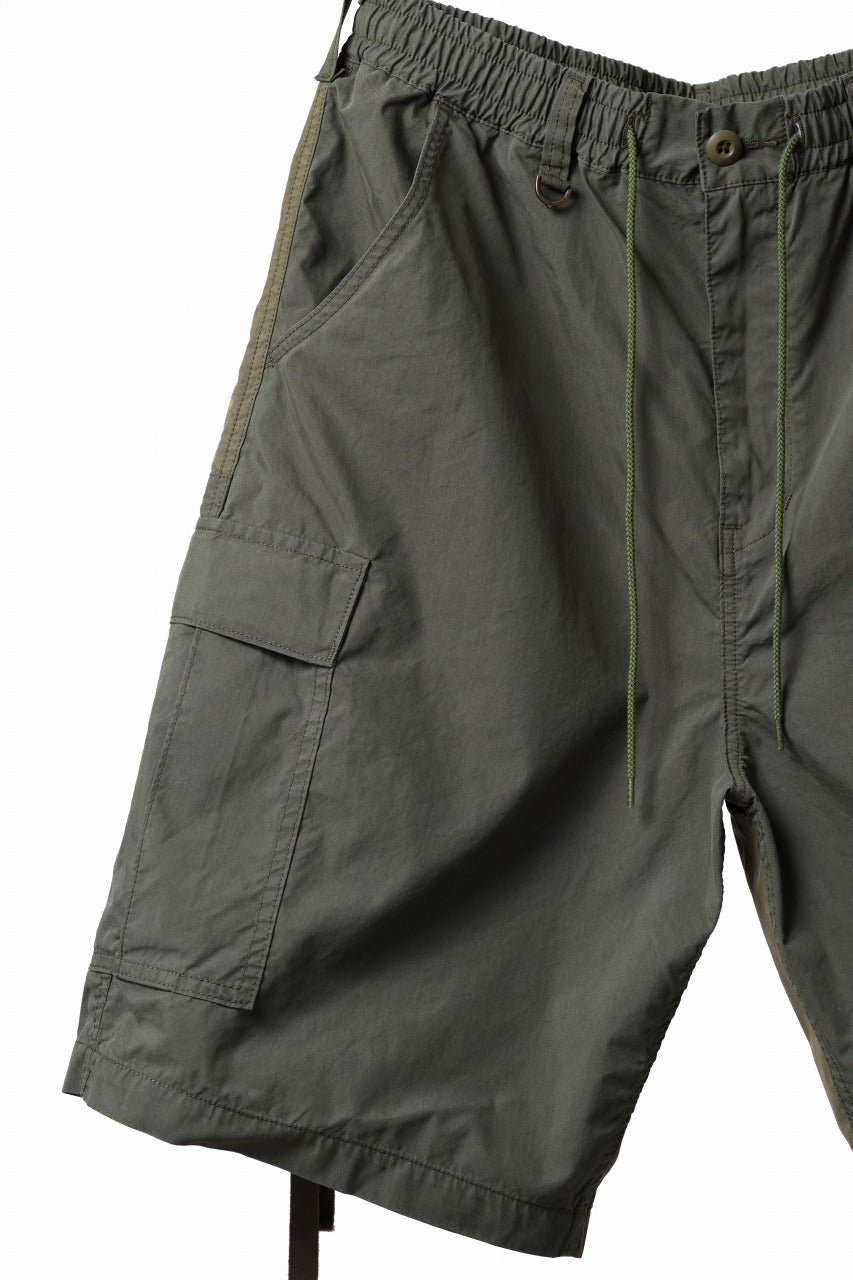 Load image into Gallery viewer, mastermind WORLD x ALPHA INDUSTRIES CARGO SHORTS (OLIVE)