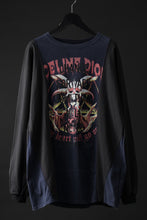 画像をギャラリービューアに読み込む, CHANGES exclusive VINTAGE REMAKE L/S TOPS (MULTI BLACK #G)