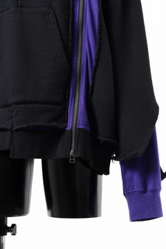 画像をギャラリービューアに読み込む, FACETASM LAYERED DECONSTRUCTED SWEAT TOPS (BLACK)