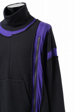 画像をギャラリービューアに読み込む, FACETASM LAYERED DECONSTRUCTED SWEAT TOPS (BLACK)