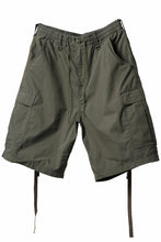 Load image into Gallery viewer, mastermind WORLD x ALPHA INDUSTRIES CARGO SHORTS (OLIVE)