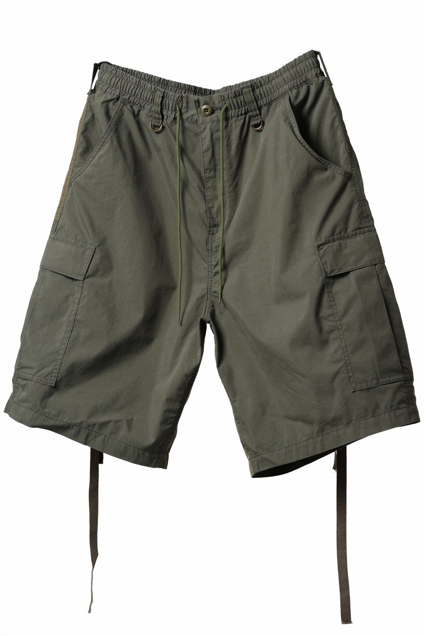 Load image into Gallery viewer, mastermind WORLD x ALPHA INDUSTRIES CARGO SHORTS (OLIVE)