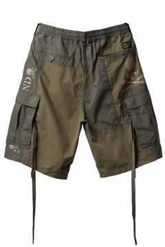 Load image into Gallery viewer, mastermind WORLD x ALPHA INDUSTRIES CARGO SHORTS (OLIVE)