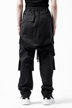 Load image into Gallery viewer, A.F ARTEFACT FRONT ZIP CARGO SAROUEL EASY PANTS (BLACK)