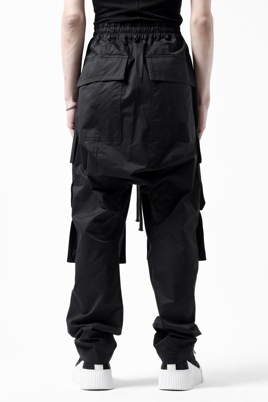 Load image into Gallery viewer, A.F ARTEFACT FRONT ZIP CARGO SAROUEL EASY PANTS (BLACK)