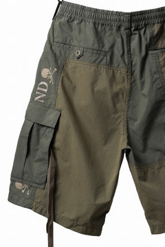 Load image into Gallery viewer, mastermind WORLD x ALPHA INDUSTRIES CARGO SHORTS (OLIVE)
