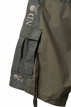 Load image into Gallery viewer, mastermind WORLD x ALPHA INDUSTRIES CARGO SHORTS (OLIVE)