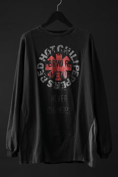 画像をギャラリービューアに読み込む, CHANGES exclusive VINTAGE REMAKE L/S TOPS (MULTI BLACK #I)