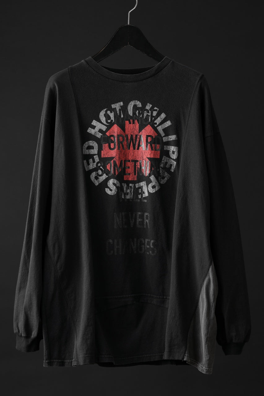 画像をギャラリービューアに読み込む, CHANGES exclusive VINTAGE REMAKE L/S TOPS (MULTI BLACK #I)