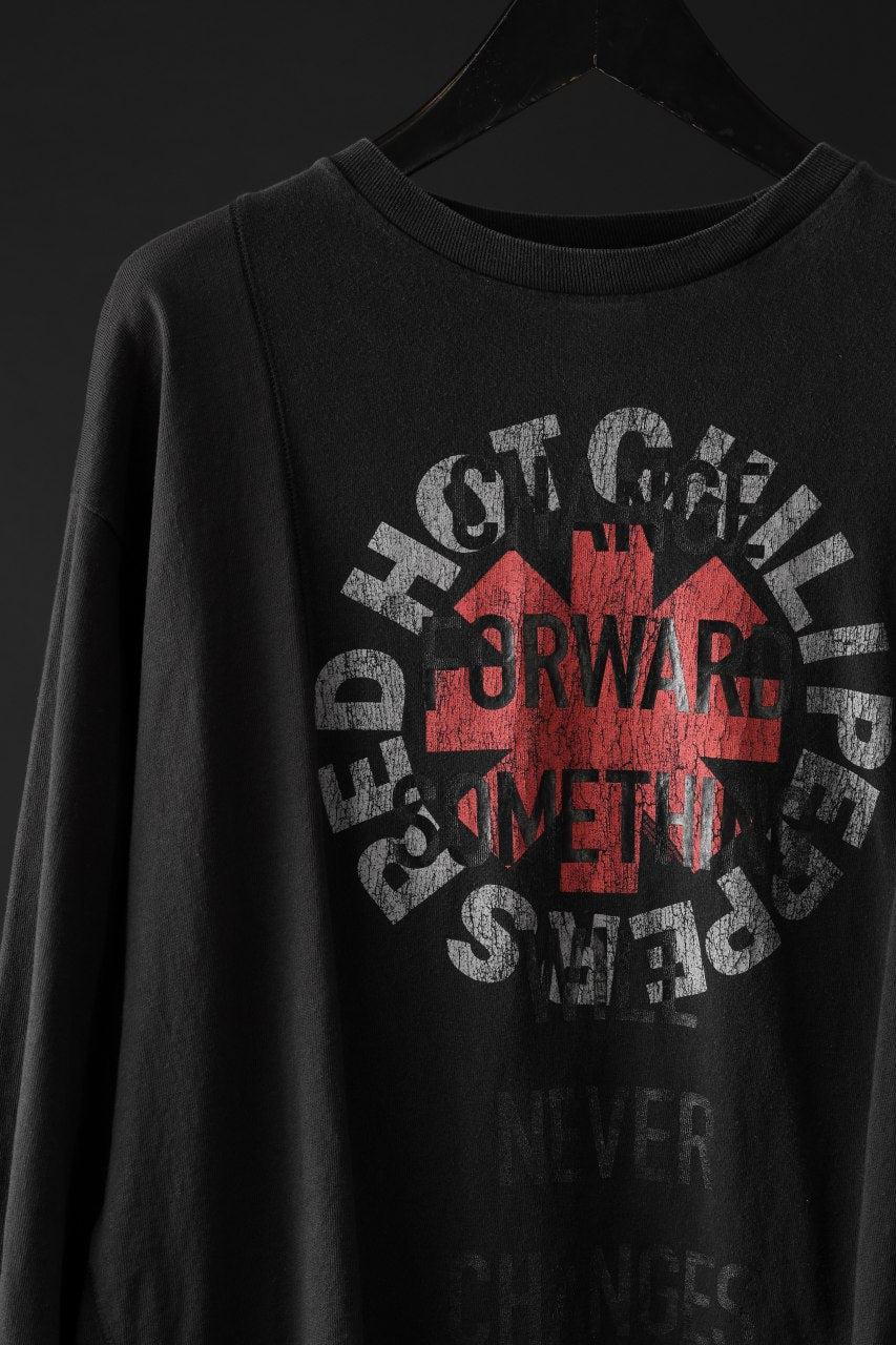 画像をギャラリービューアに読み込む, CHANGES exclusive VINTAGE REMAKE L/S TOPS (MULTI BLACK #I)